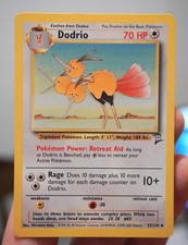 NM Dodrio 37/130 Base Set 2 Vintage Pokemon Card TCG WOTC 