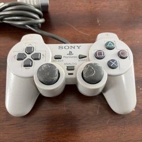 Sony PlayStation 1 One PS1 Gray DualShock Analog Controller SCPH-1200