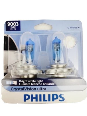 Philips 9003 CVB2 Upgrade Crystal Ultra Vision H4 Halogen Car Light Bulb