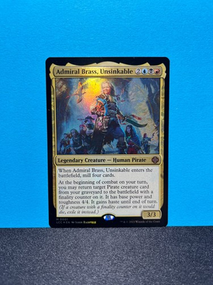 #ad FOIL Admiral Brass Unsinkable Admiralin Tollkun die Unsinkbare MTG Magic EUR 1.00