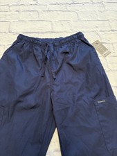 Dagacci P-5000 Navy Blue Small Elastic Waist Scrub Pants, NWT