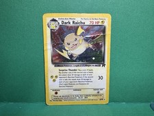 shiny dark raichu pokemon card Pokemon Dunkles (Dark) Raichu 83/82 WotC Team Rocket German Unlmited Secret Rare
