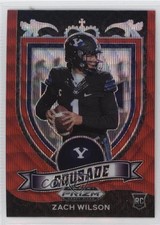 2021 Panini Prizm Draft Picks Crusade Ruby Wave Prizm Zach Wilson #168 2r7