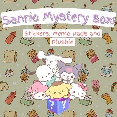 Sanrio Mystery Box Konvolut Schreibwaren Schmuck Plüsch 10 Teile Geschenk Hello Kitty