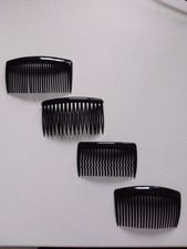 6 x - Haarkamm Kämme Steckkamm Einsteckkamm schwarz  ++ Nr. 2++