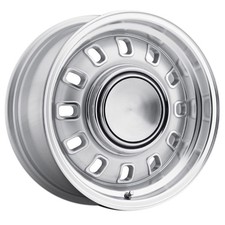 Legendary Wheels Silver 4-lug 15x7 Gt8 Single Wheel Mustang 65-73