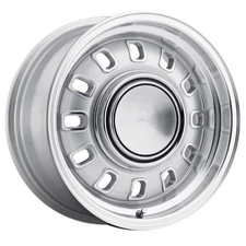 Legendary Wheels Silver 4-Lug 15"X7" GT8 Single Wheel Mustang 65-73