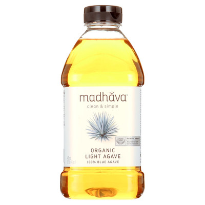 Organic Light Agave, 100% Blue Agave Sweetener Sugar Substitute, Shelf-