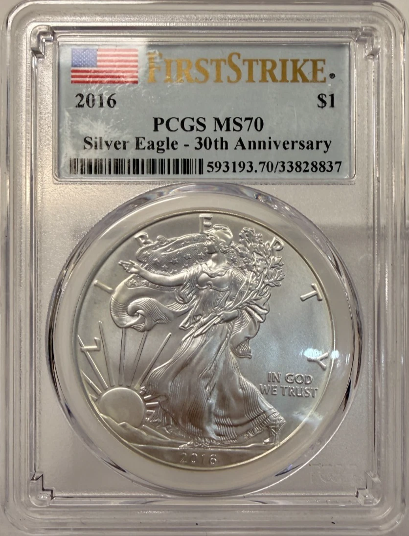 American Eagle MS 70 Graded 2016 Silver Bullion Coins for sale | eBay