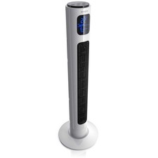 Brandson Turmventilator 3 Geschwindigkeitsstufe LED-Display 60&deg; Oszillation Wei&szlig;