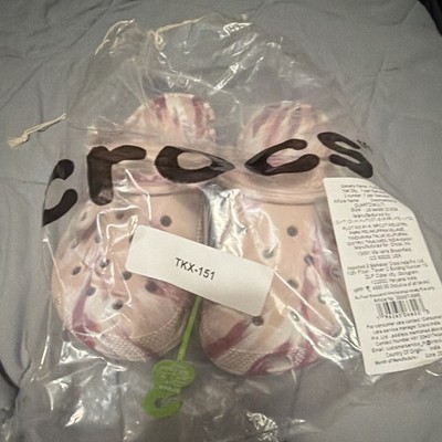 Crocs Classic Marbled Clog Unisex Kids Sandal Pink/Purple/White US 6 206867