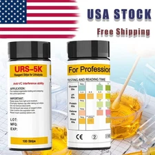 MERYDI-URS-5K Urine Test Strips for Urinalysis GIucose PH Protein Ketone Blood