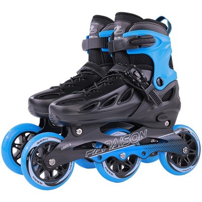 PAPAISON Adult Adjustable Inline Skates for Men Women with 3 100mm Wheels, Ou...