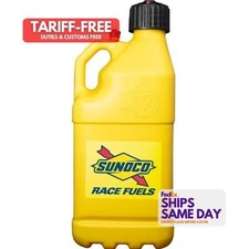 Sunoco Race Jugs M7500YL, One Yellow Plastic Yellow Sunoco Motorsport Jug 5 Gal 