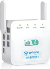 Extendtecc Wifi Booster Wireless Speed Wave Wifi Extender Signal Booster 300Mbps