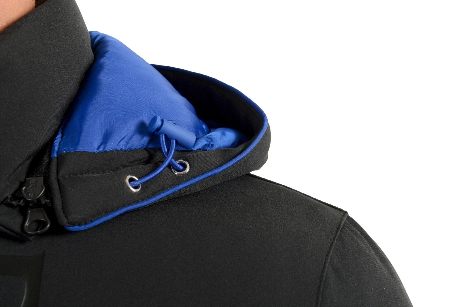 Plein Sport Men's Black Logo Print Zip Up Hooded Parka Jacket US L IT 52