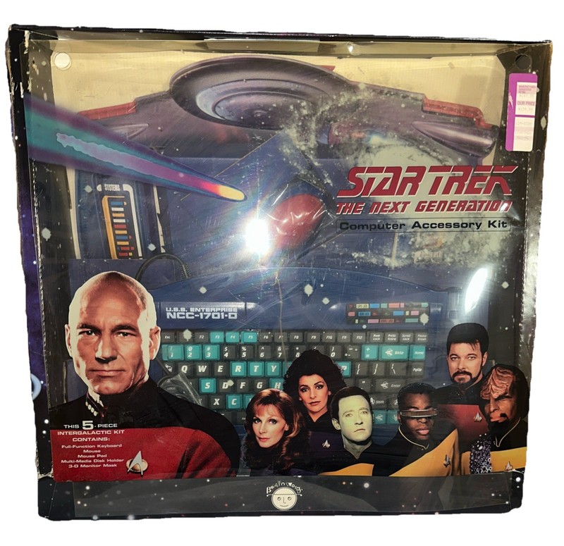 Vtg 1994 Star Trek Next Generation Computer Accessory Kit