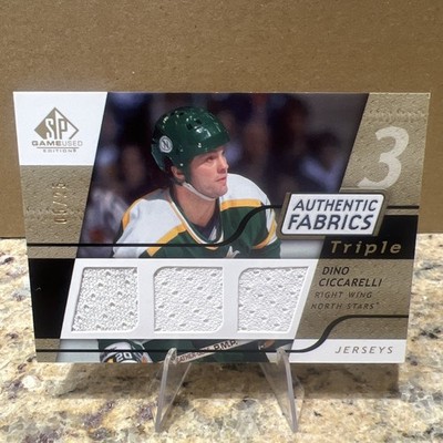 2008-09 SP Game Used JERSEY/25 Triple Dino Ciccarelli Minnesota North Stars GOLD