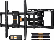 Full Motion TV Wall Mount for Most 42  84 inch Flat Curved TVs up to 132 lbs, ...