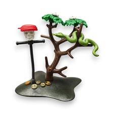 Playmobil Tiere Schlange Baum Totenkopf Stab Goldmünzen Piraten