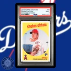 Shohei Ohtani - 2018 Topps Archives $50 Pitching - PSA 9 Mint - Dodgers