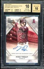 Mike Trout 2020 Topps Industry Conference Autos #tsummit (PRISTINE) BGS 10