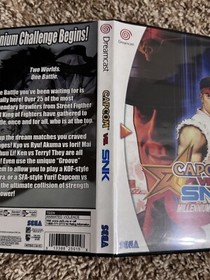 Capcom Vs SNK "W/ Replacement Case" - Sega Dreamcast, USA Version, Rare