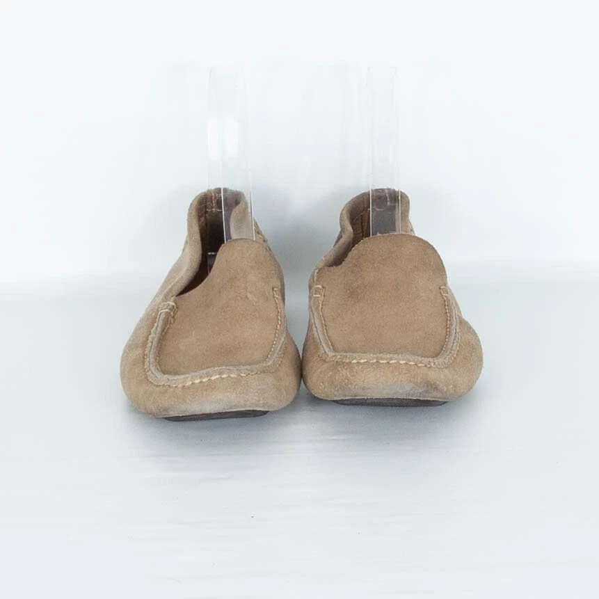 Zapatos mocasines sin cordones Helmut Lang de gamuza tostada para conducir talla 38,5 Foto 3 de 4