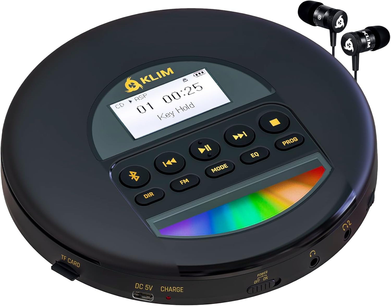 Walkman - Bluetooth, Fm Radio, Headphones, Gold