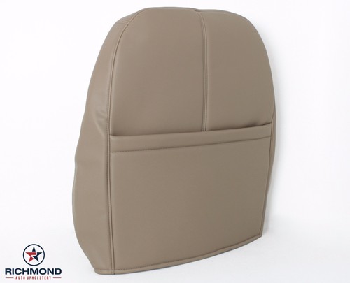 2003 2004 Mercury Mountaineer -Driver Lean Back Leather Seat Cover 2-Tone Tan - Picture 4 of 12