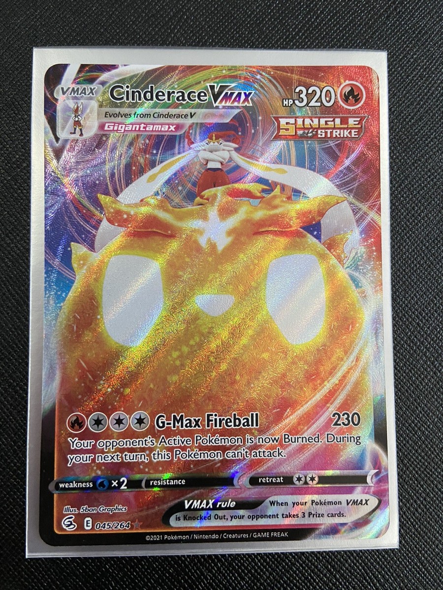 TCG Pokémon - Cinderace VMAX 045/264 Fusion Strike MINT | eBay