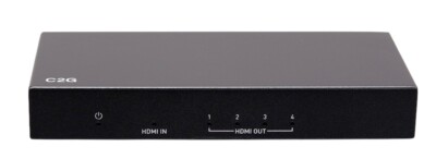 Legrand C2G 41601 4-Port HDMI Distribution Amplifier Splitter 4K - NEW Open Box