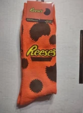 REESE'S Peanut Butter Cups - Men's crew socks - size 6-12 - NWT - FREE SHIPPING