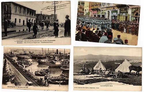 GRECIA, SALONICA, SALONIQUE 37 postales antiguas en su mayoría anteriores a 1940 (L5549) - Imagen 5 de 10
