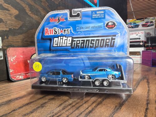 MAISTO All Stars Elite Transport2007 Cadillac Escalade EXT/ 68 Chevy CamaroZ/28