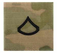 US Army OCP Rank 2x2 Sew On - E3 Private First Class