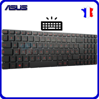 Clavier AZERTY Français Rétroéclairé Original Asus - Pour ROG GL551J, GL551JW, GL551JX