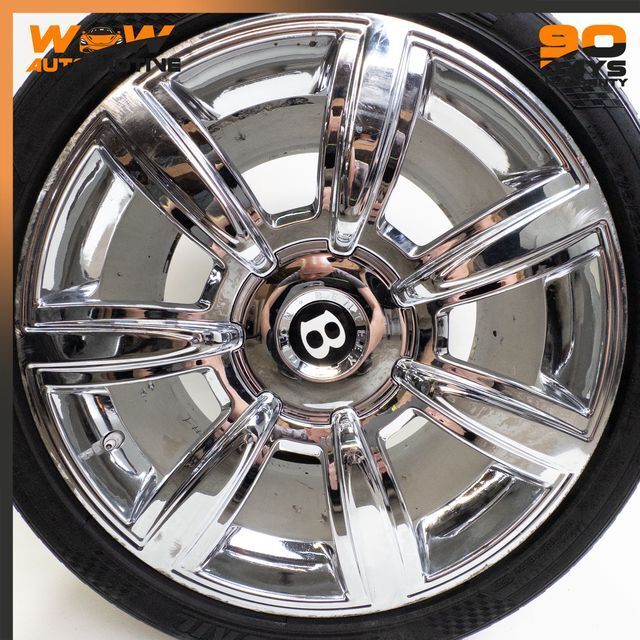 04-12 BENTLEY CONTINENTAL FLYING SPUR GTC GT 9J X 20 ALUMINUM WHEEL RIM SET OEM