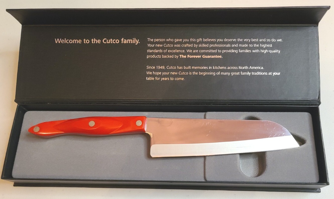 CUTCO 1766 KQ SANTOKU CHEF KNIFE CLASSIC. Lifetime Warranty Presentation Case GC eBay