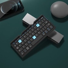 Bluetooth foldable keyboard can be connected to tablets laptops offices portable