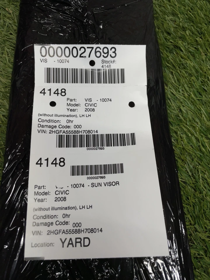 ✅ Parasol izquierdo Honda Civic SI 2011 OEM Foto 4 de 4