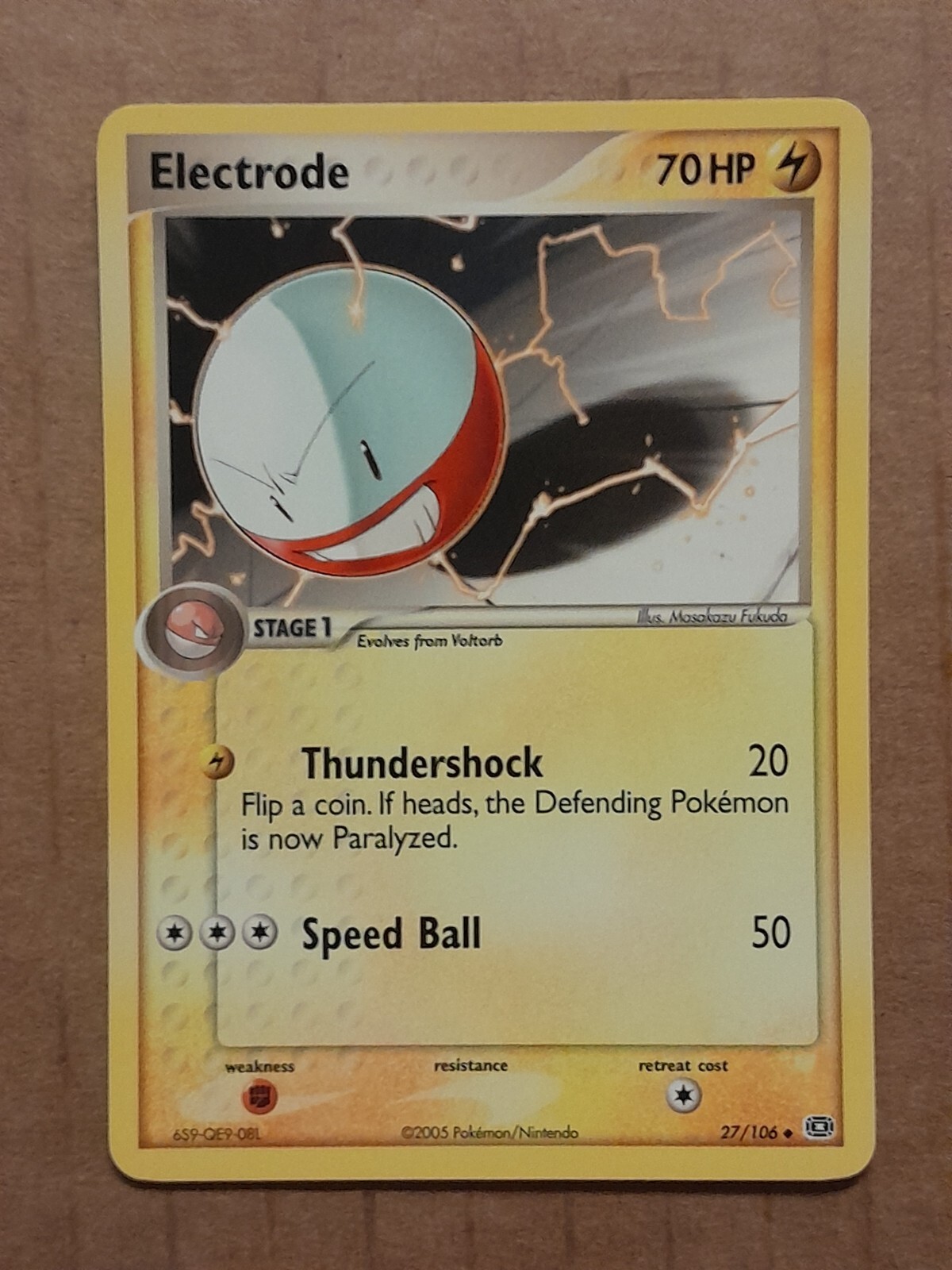 Pokemon Electrode 27/106 ex Emerald NM-MINT See Pictures