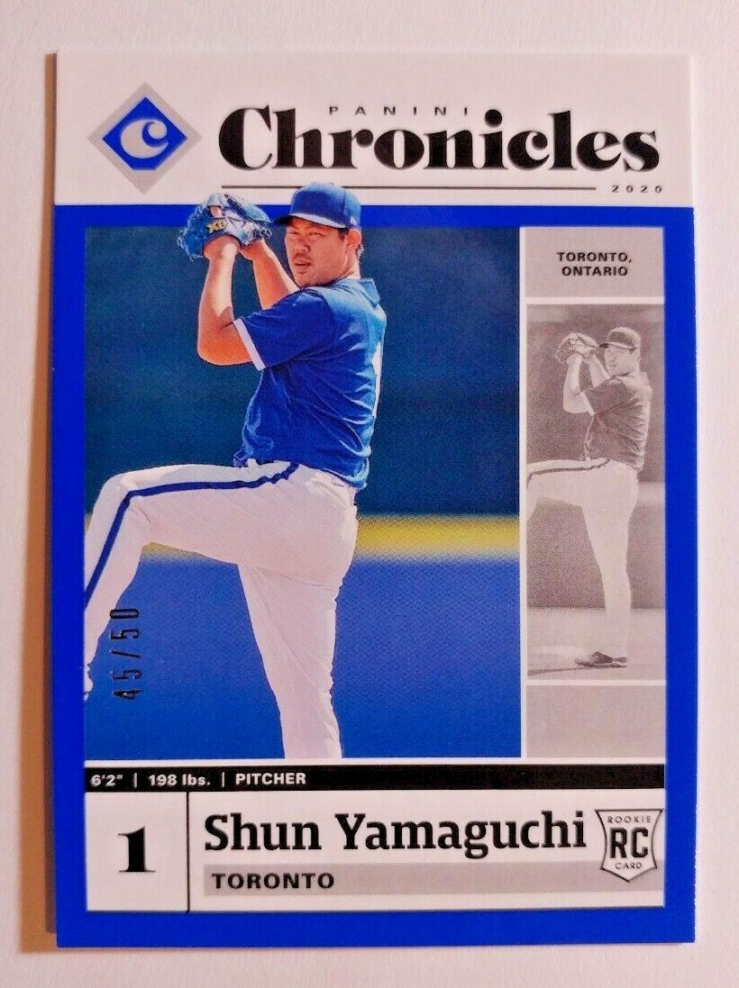 2020 CHRONICLES RC BLUE SHUN YAMAGUCHI 45/50 | eBay
