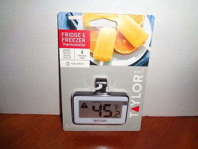 Taylor Digital Food Service Refrigerator Freezer Thermometer Min/Max Temperature