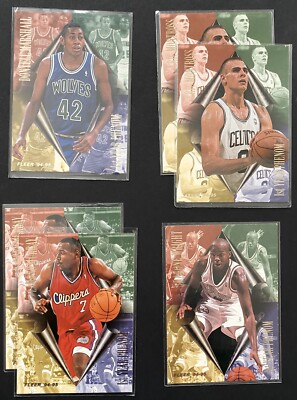 1994-95 Fleer - First Year Phenoms - Insert LOT - 3, 4, 5 and 10 of 10