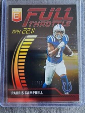 2023 Panini Donruss Elite Full Throttle Red /75 Parris Campbell #FT-PC