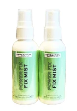 Revolution~Power Fix~Fix Mist~1.69 fl oz / 50ml- 2 Pack!