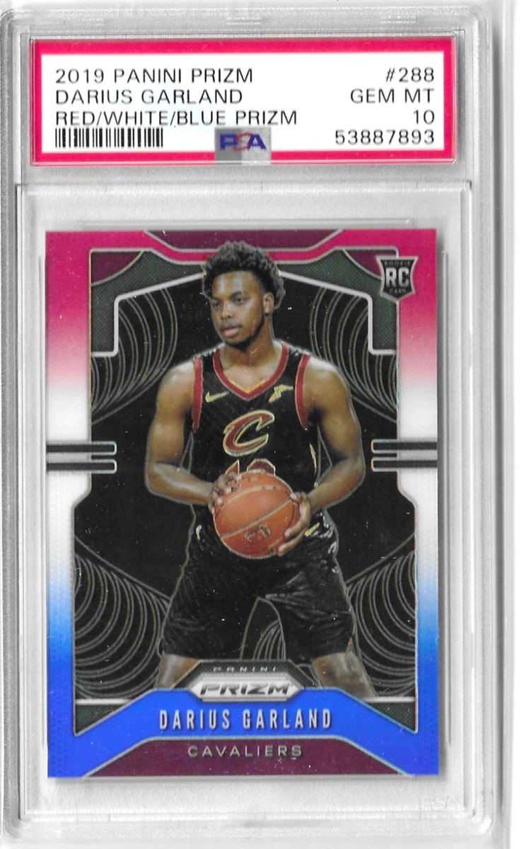 Darius Garland 2019 Panini Prizm Red White & Blue #288 PSA 10 GEM