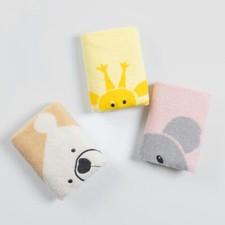 100 Cotton Kids Facial Towels Animal Fingertip Towels for Bathroom Cute Chil...