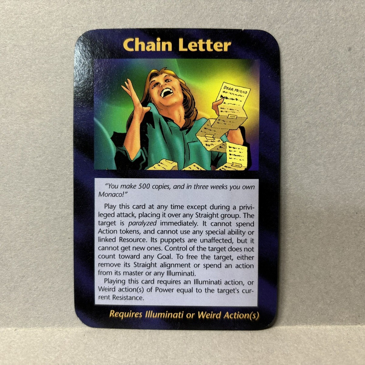 Illuminati New World Order INWO Assassins Card Game NWO